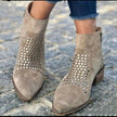 Scarlett | Women's Studded Suede Pointed-Toe Ankle Boots