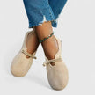 Camila | Women's Suede Rope-Strap Round-Toe Slip-On Flats