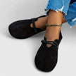 Camila | Women's Suede Rope-Strap Round-Toe Slip-On Flats
