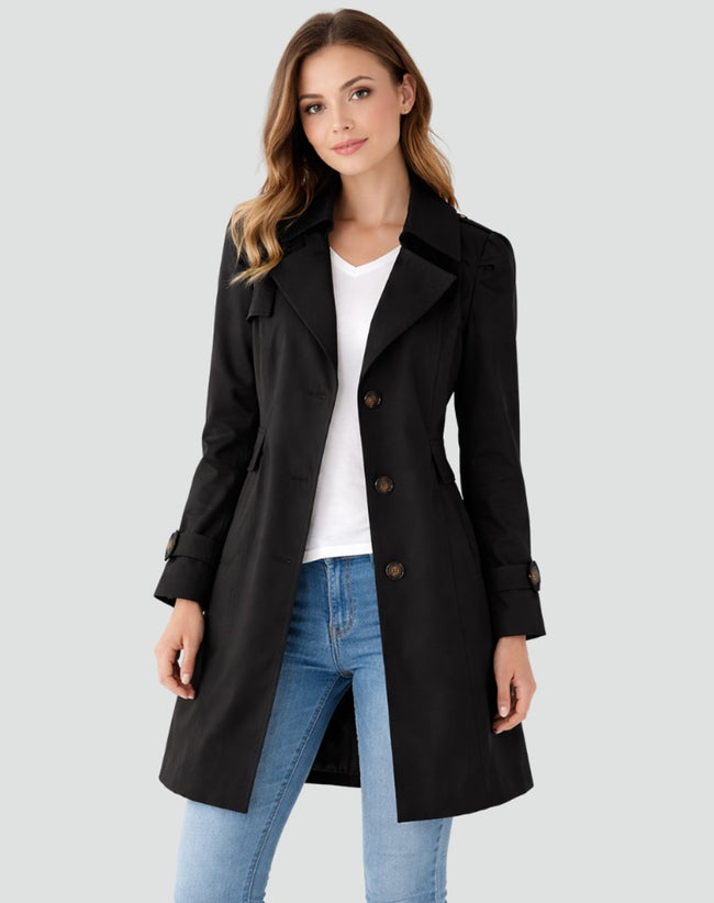 Matilda | Double-Breasted Trench Coat for Women