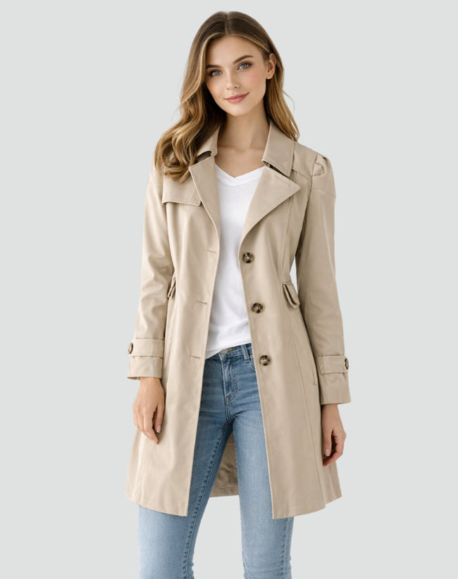 Matilda | Double-Breasted Trench Coat for Women