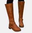 Harper | Women's Tall Buckle-Strap Riding Knee High Boots