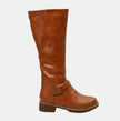 Harper | Women's Tall Buckle-Strap Riding Knee High Boots