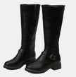 Harper | Women's Tall Buckle-Strap Riding Knee High Boots