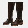 Harper | Women's Tall Buckle-Strap Riding Knee High Boots
