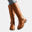 Harper | Women's Tall Buckle-Strap Riding Knee High Boots
