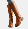 Harper | Women's Tall Buckle-Strap Riding Knee High Boots