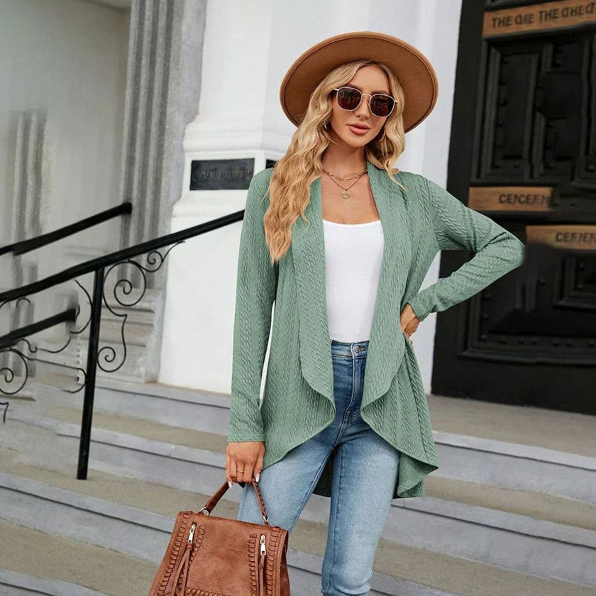 Mia | Women's Open-Front Cardigan Knit Sweater with Cozy Soft for Layering