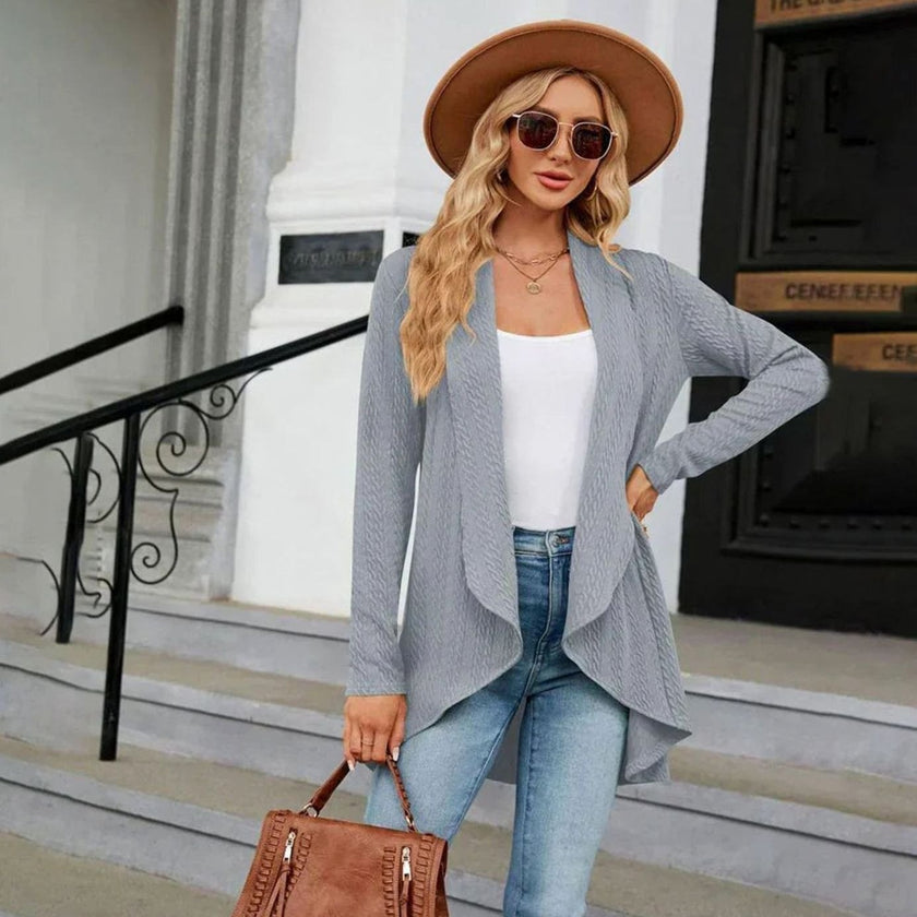 Mia | Women's Open-Front Cardigan Knit Sweater with Cozy Soft for Layering