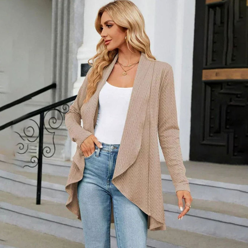 Mia | Women's Open-Front Cardigan Knit Sweater with Cozy Soft for Layering