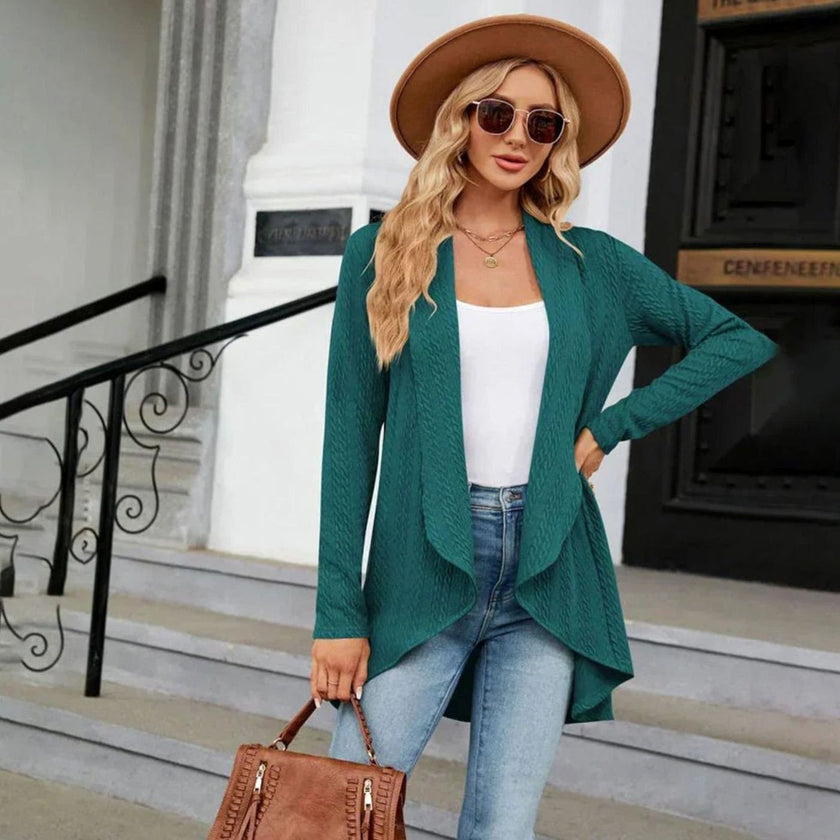 Mia | Women's Open-Front Cardigan Knit Sweater with Cozy Soft for Layering