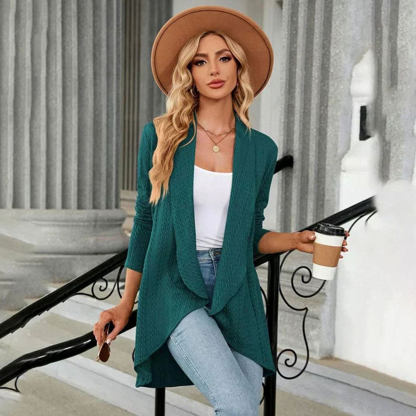 Mia | Women's Open-Front Cardigan Knit Sweater with Cozy Soft for Layering