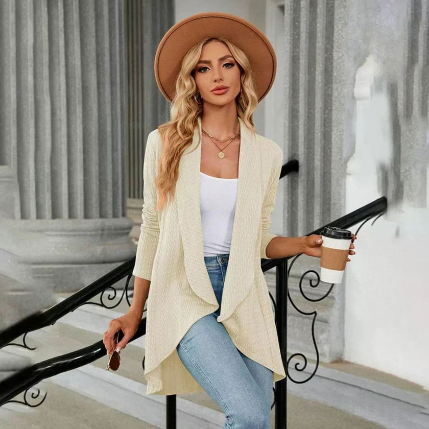 Mia | Women's Open-Front Cardigan Knit Sweater with Cozy Soft for Layering
