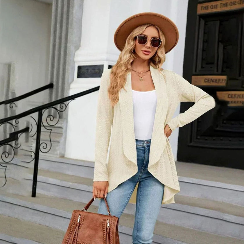 Mia | Women's Open-Front Cardigan Knit Sweater with Cozy Soft for Layering