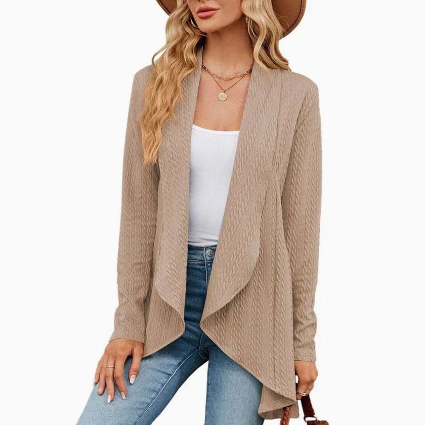 Mia | Women's Open-Front Cardigan Knit Sweater with Cozy Soft for Layering