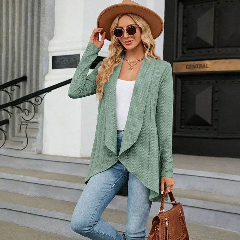 Mia | Women's Open-Front Cardigan Knit Sweater with Cozy Soft for Layering