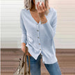 Nora | Women's V-Neck Button-Front Knit Cardigan with Ribbed Classic for Layering