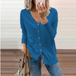 Nora | Women's V-Neck Button-Front Knit Cardigan with Ribbed Classic for Layering