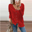 Nora | Women's V-Neck Button-Front Knit Cardigan with Ribbed Classic for Layering