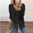 Nora | Women's V-Neck Button-Front Knit Cardigan with Ribbed Classic for Layering