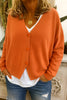Nora | Women's V-Neck Button-Front Cozy Knit Cardigan with Oversized for Layering