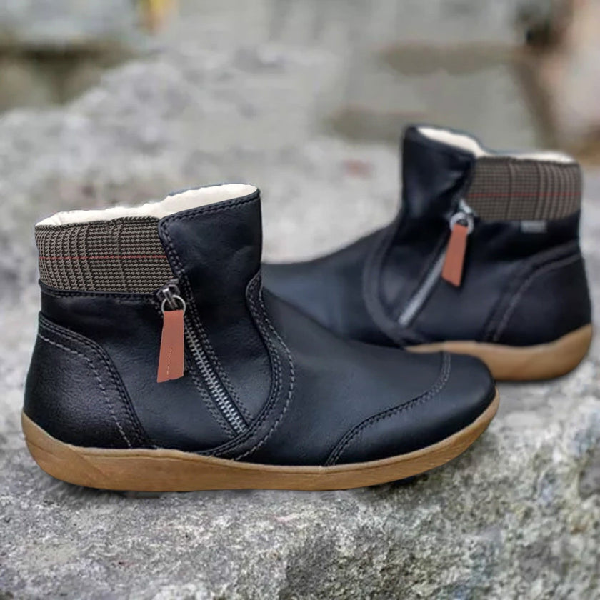 Camila | Women's Ankle Waterproof Leather Boots