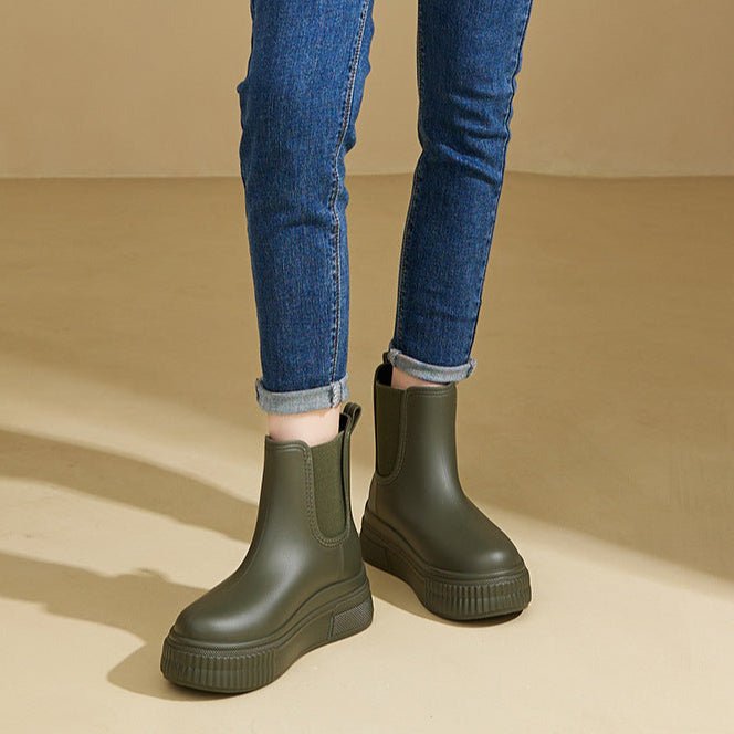 Eleanor | Women's Waterproof Boots Chelsea Platform Rain