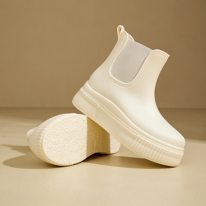 Eleanor | Women's Waterproof Boots Chelsea Platform Rain