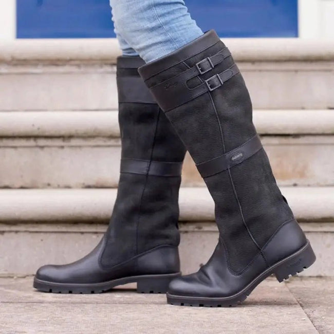 Charlotte | Women's Waterproof Boots Knee High Pull-On Country Style
