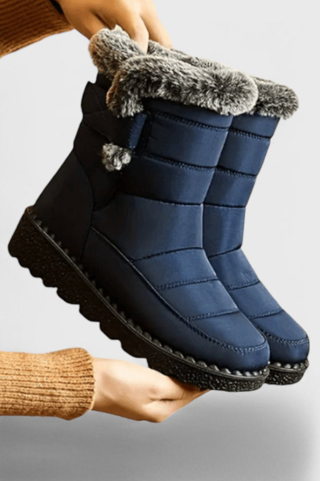 Olivia | Women's Waterproof Boots Mid-Calf Fur-Lined Winter