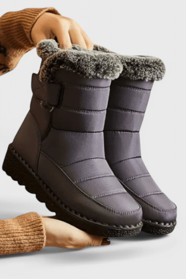 Olivia | Women's Waterproof Boots Mid-Calf Fur-Lined Winter