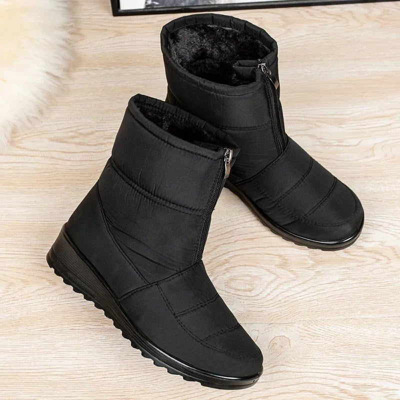 Evelyn | Women's Waterproof Boots Quilted Winter Snow Ankle