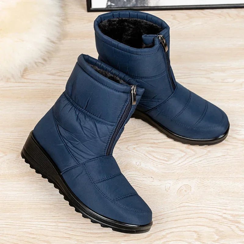 Evelyn | Women's Waterproof Boots Quilted Winter Snow Ankle