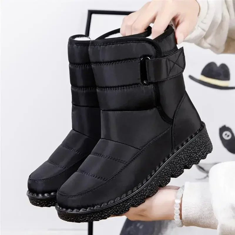 Evelyn | Women's Waterproof Boots Quilted Winter Snow Ankle