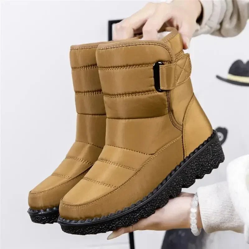 Evelyn | Women's Waterproof Boots Quilted Winter Snow Ankle