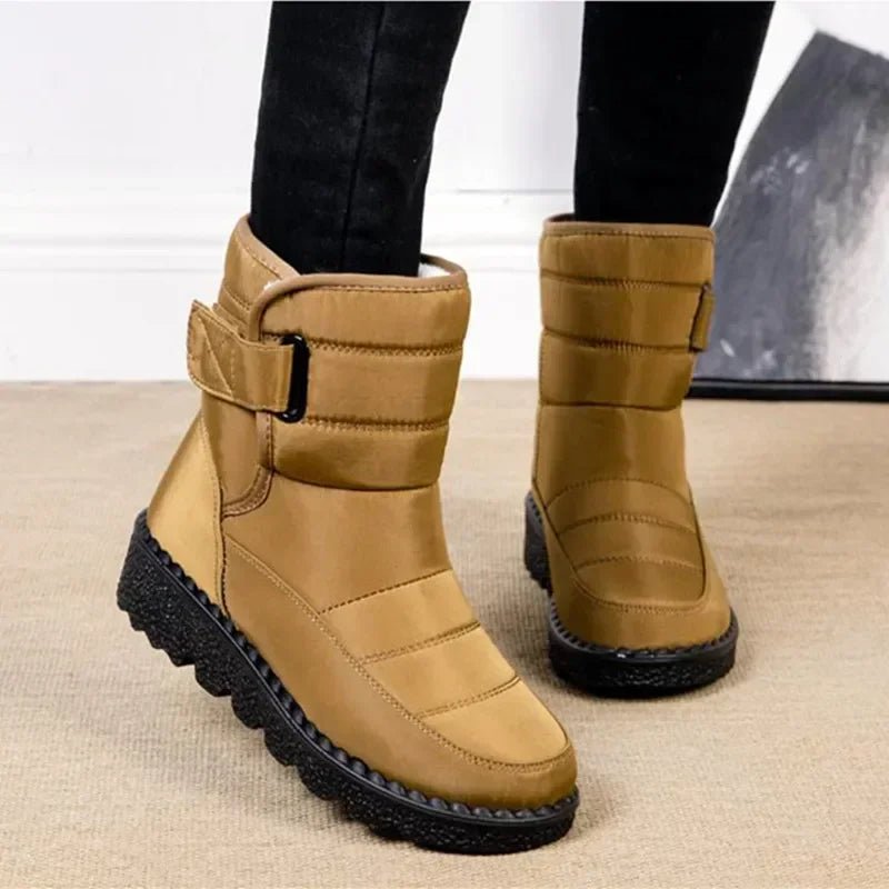 Evelyn | Women's Waterproof Boots Quilted Winter Snow Ankle