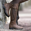 Victoria | Women's Waterproof Leather Knee High Boots Buckle Strap