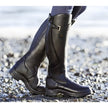 Victoria | Women's Waterproof Leather Knee High Boots Buckle Strap